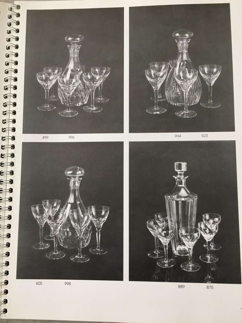 P. Mual - Crystal Leerdam, catalogus 1948, gewijzigde herdruk 1999, design gedocumenteerd 3