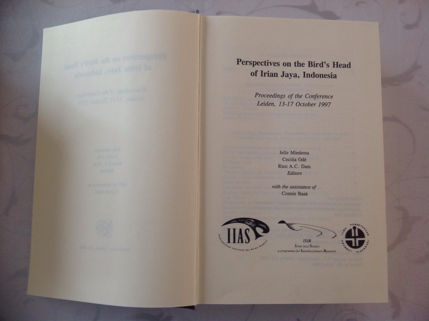 J. Miedema, C. Odé. R.A.C. Dam - Perspectives on the Bird's Head of Irian Jaya, Indonesia