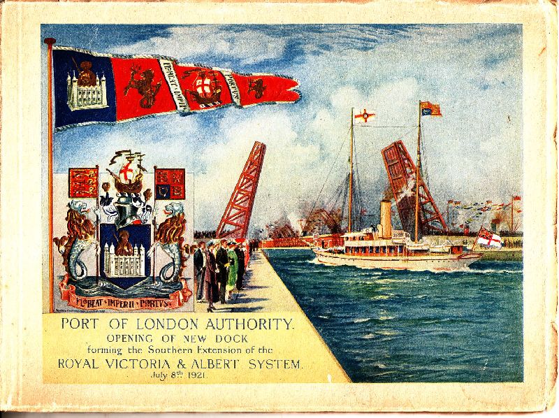 N.N - Port of London Authority. Opening of new dock forming the Southern Extension of the ROYAL VICTORIA & ALBERT SYSTEM