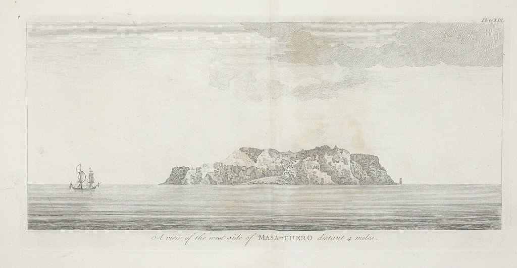Anson, George - A view of the west side of Masa-Fuero distant 4 miles
