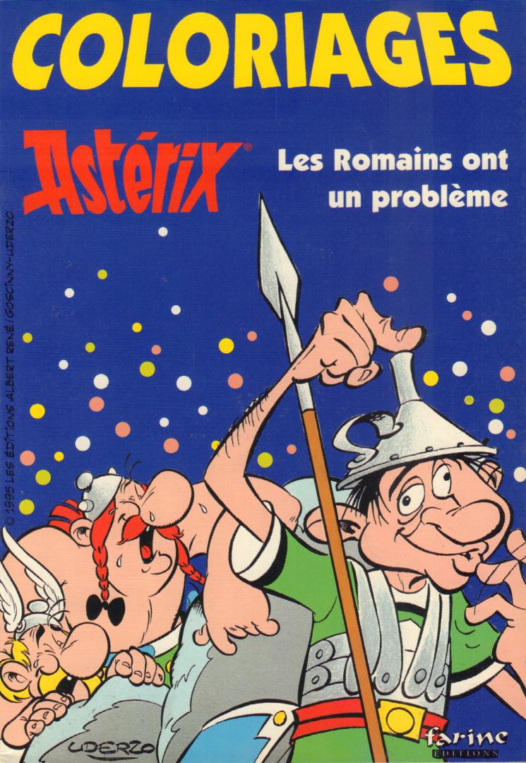 Goscinny / Uderzo - Asterix, Coloriages, Les Romains ont un probleme, kleine, geniete softcover, gave staat