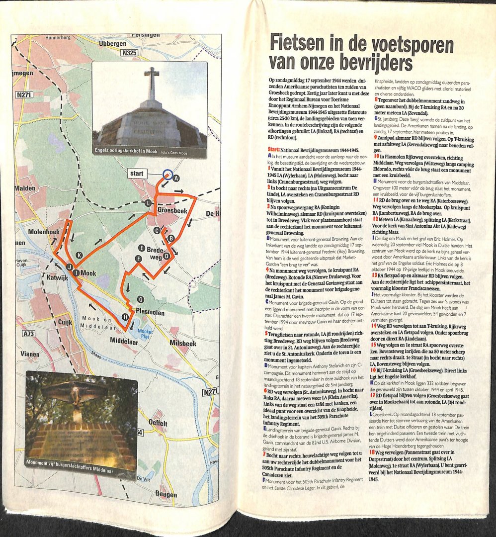  - Speciale bijlage van De Gelderlander over Operatie Market Garden  rond Nijmegen en Arnhem.