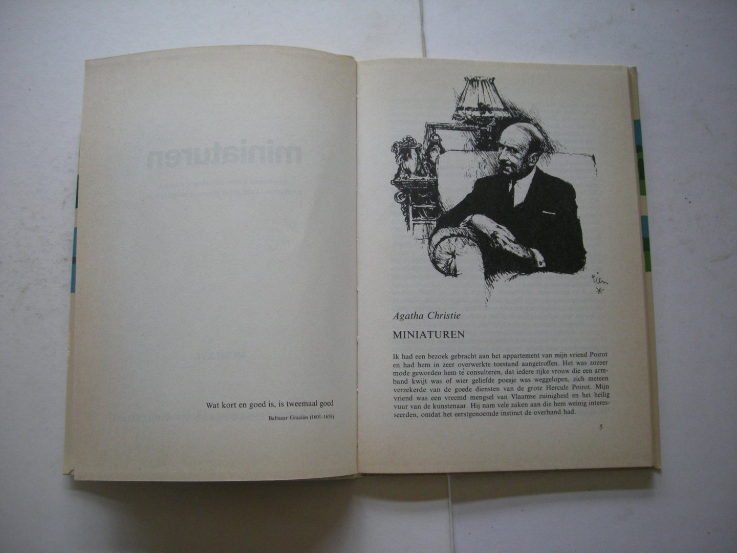 Caldwell, E., Gallico, P.,  e.a. / Rien Poortvliet, tekeningen - Miniaturen en tien andere meesterwerkjes van de vertelkunst. Een bundel kleine vertellingen.