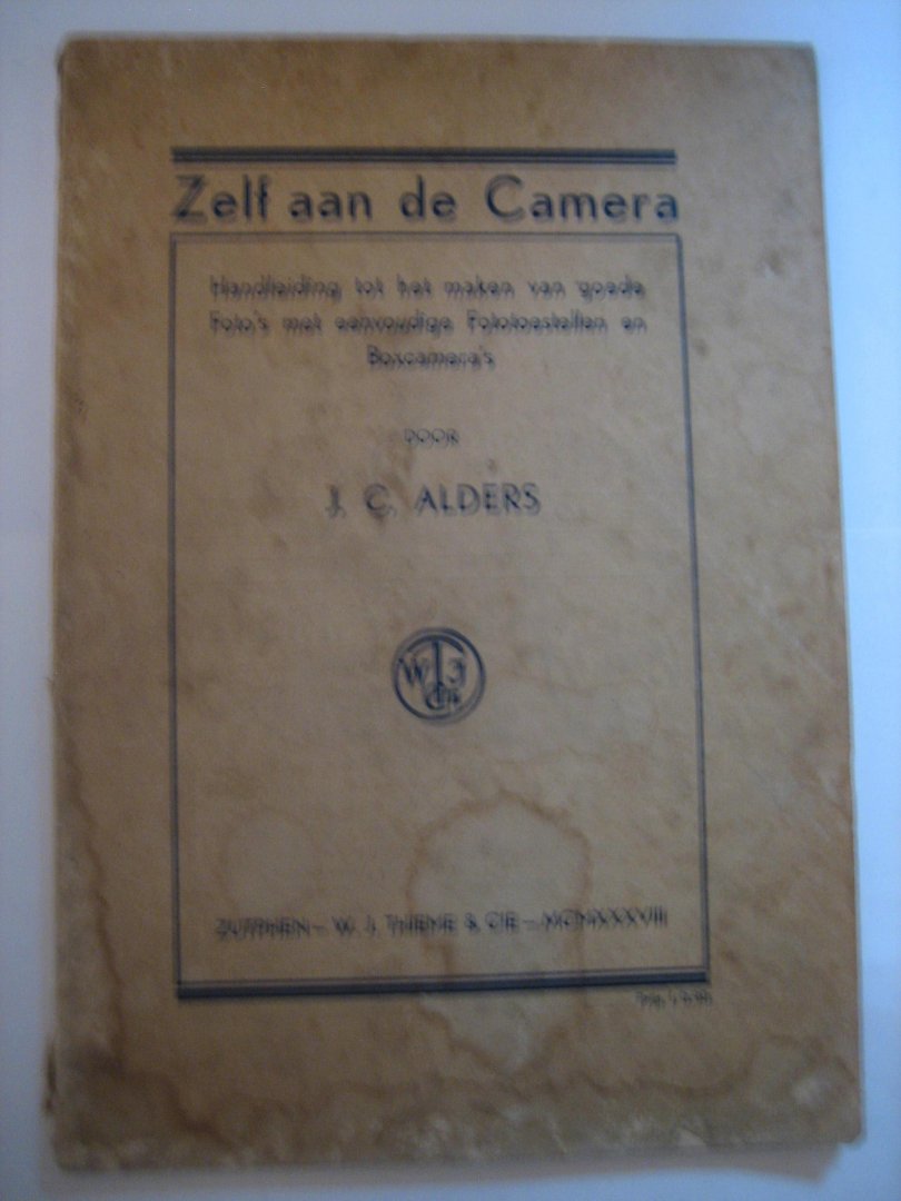JC Alders - Zelf aan de Camera