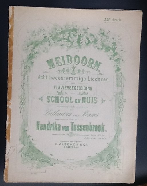 Tussenbroek, Hendrika van - Meidoorn. Acht tweestemmige liederen met klavierbegeleiding voor school en huis