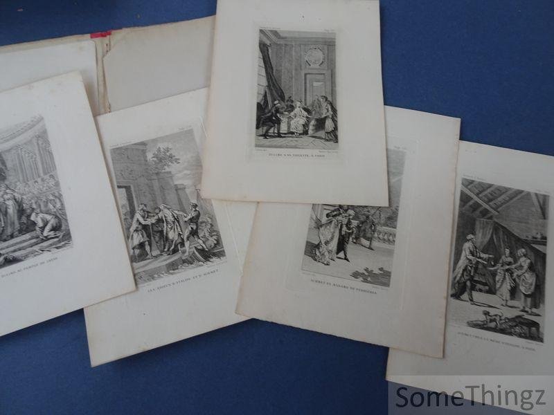 Claude Godard d'Aucour / Jules Auguste Habert-Dys (ills.) - Eaux-fortes pour illustrer les contes de Godard d'Aucour: gravures de Habert-Dys d'après des compositions du temps.