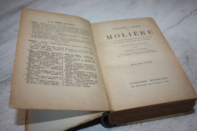 Thirion, Ernest - Theatre Choisi de MOLIERE