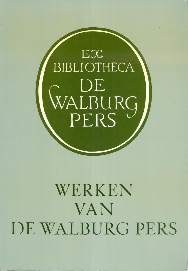 Schriks, Drs. C.F.J. - Werken van De Walburg Pers - Vijfhonderd titels beschreven toegankelijk gemaakt naar onderwerp, tijd, plaats,auteur, enz.