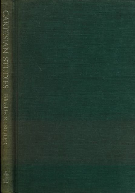 Butler, R.J. (ed.). - Cartesian Studies.