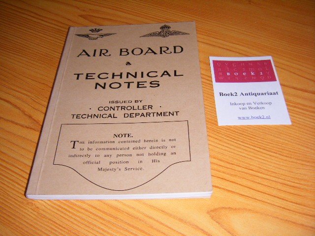 Controller Technical Department - Air Board Technical Notes Engine notes