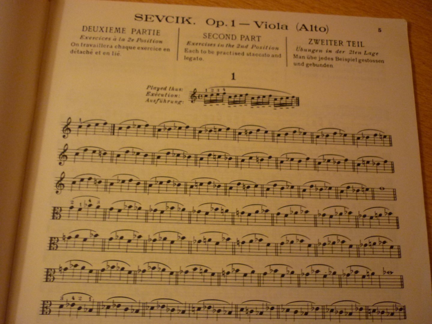 Sevcik; Otakar - School Of Violin Technique, Opus 1; Part 2