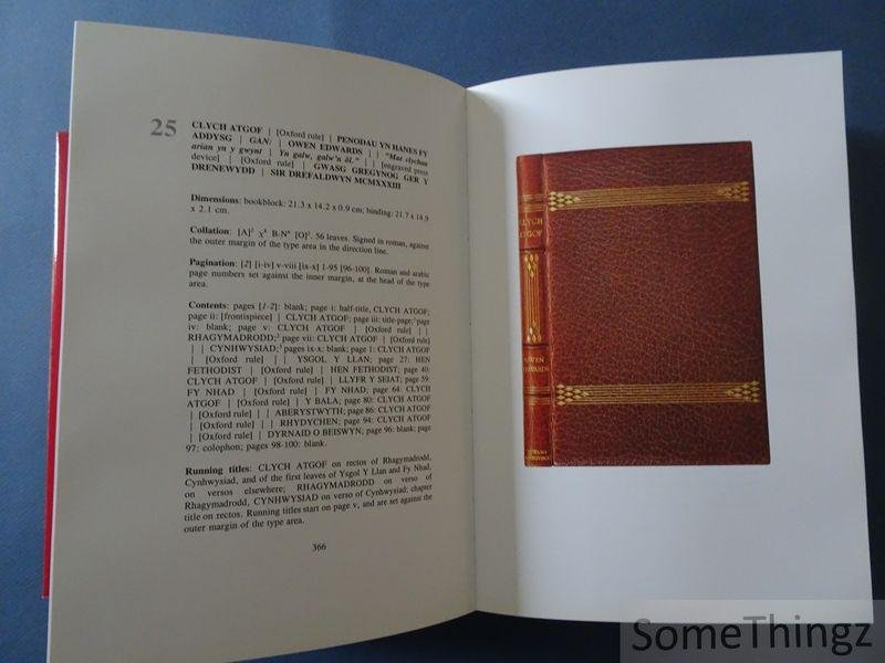 Warmenhoven, Erik J. and Bakker, Steven A. - The Miss Margaret Sidney Davies complete collection of special Gregynog bindings.