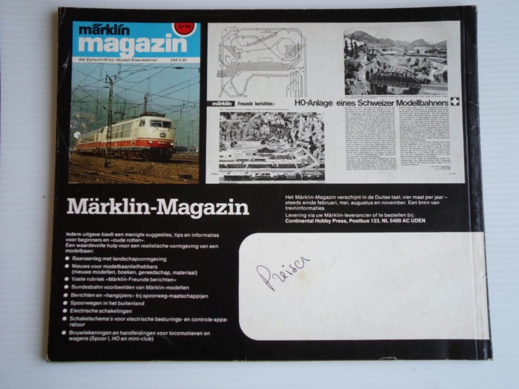  - Catalogus Märklin