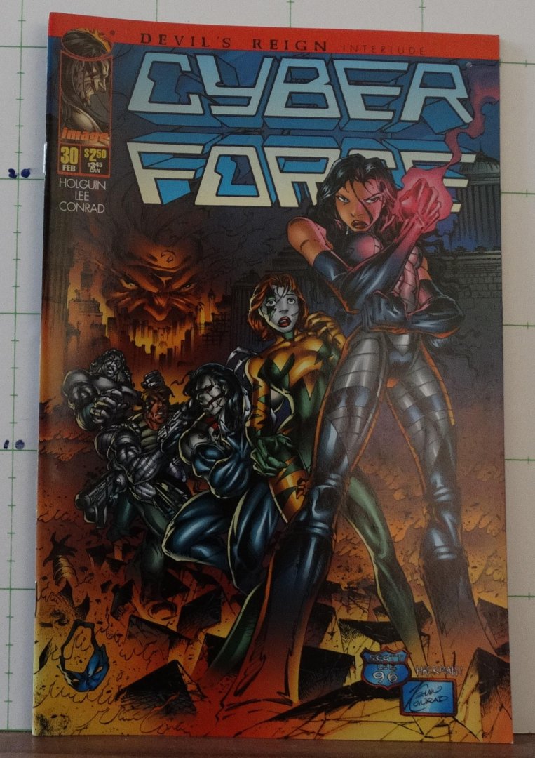 Finch, David - Holguin, Brian - Gorder, Jason - McDaniel, Adam - Cyberforce, 30 feb - Devil's reign interlude