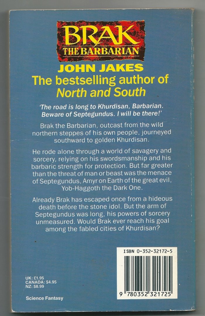 Jakes, John - Brak the Barbarian  The Sorceress The second adventure