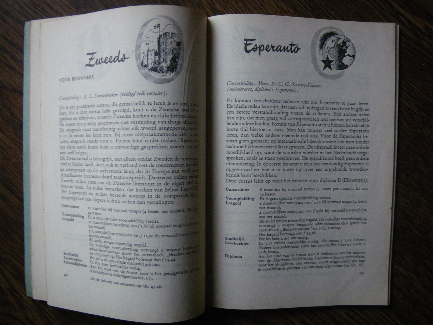 NTI - studiegids studieseizoen 1957-1958 (studeer en de wereld gaat voor u open)