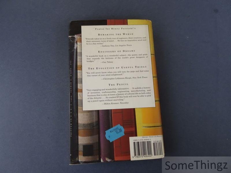 Petroski, Henry. - The book on the bookshelf.