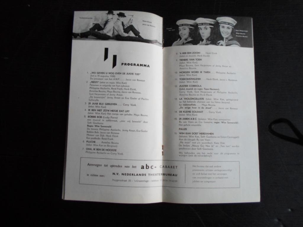  - Boekje ABC Cabaret Herexamen