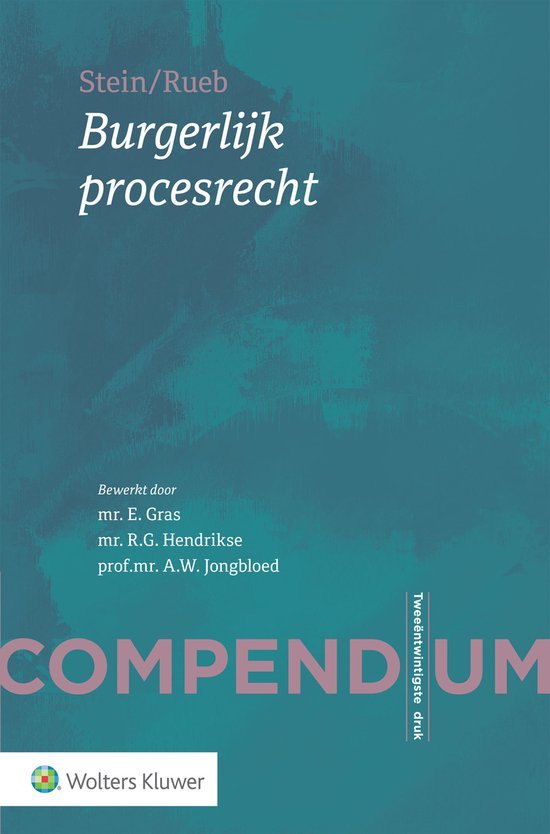  - Compendium Burgerlijk procesrecht