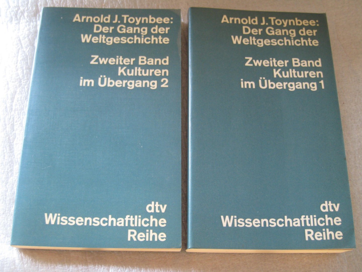 Toynbee, Arnold J. - Der Gang der Weltgeschichte / Zweiter Band Kulturen im Übergang 1 un 2