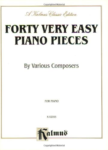 Various Composers - Forty very easy piano pieces