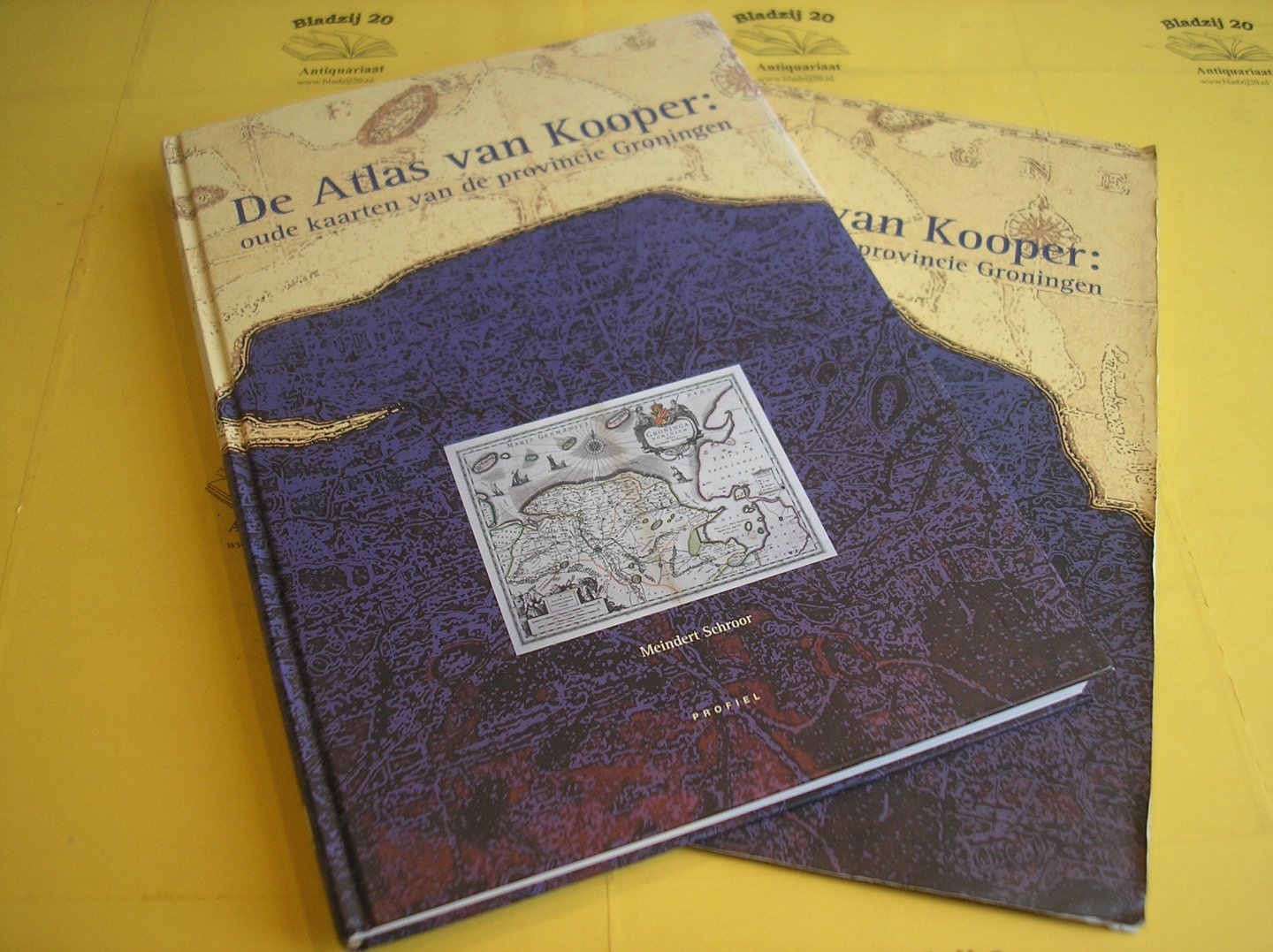 Schroor, Meindert. - De Atlas van Kooper: oude kaarten van de provincie Groningen.