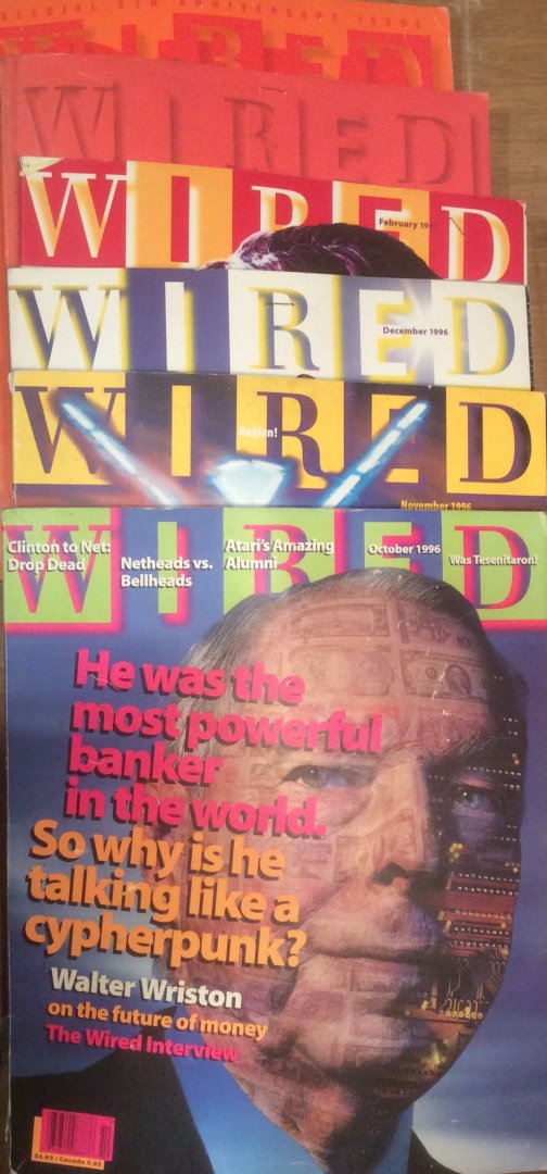 Wired Magazine - Wired: 6 delen: Okt, Nov, Dec 1996, Jan, Feb 1997, Jan 1998