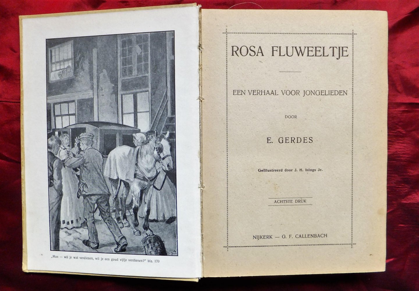 Gerdes, E - ROSA FLUWEELTJE een verhaal voor jongelieden.
