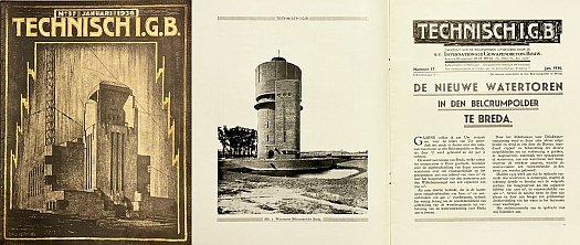 BETON - BREDA - De nieuwe watertoren in den Belcrumpolder te Breda. In: Technisch I.G.B. Nr. 37, Jan. 1936.