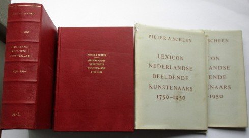 Scheen, Pieter A. - Lexicon Nederlandse Beeldende Kunstenaars 1750 - 1950. Twee delen.