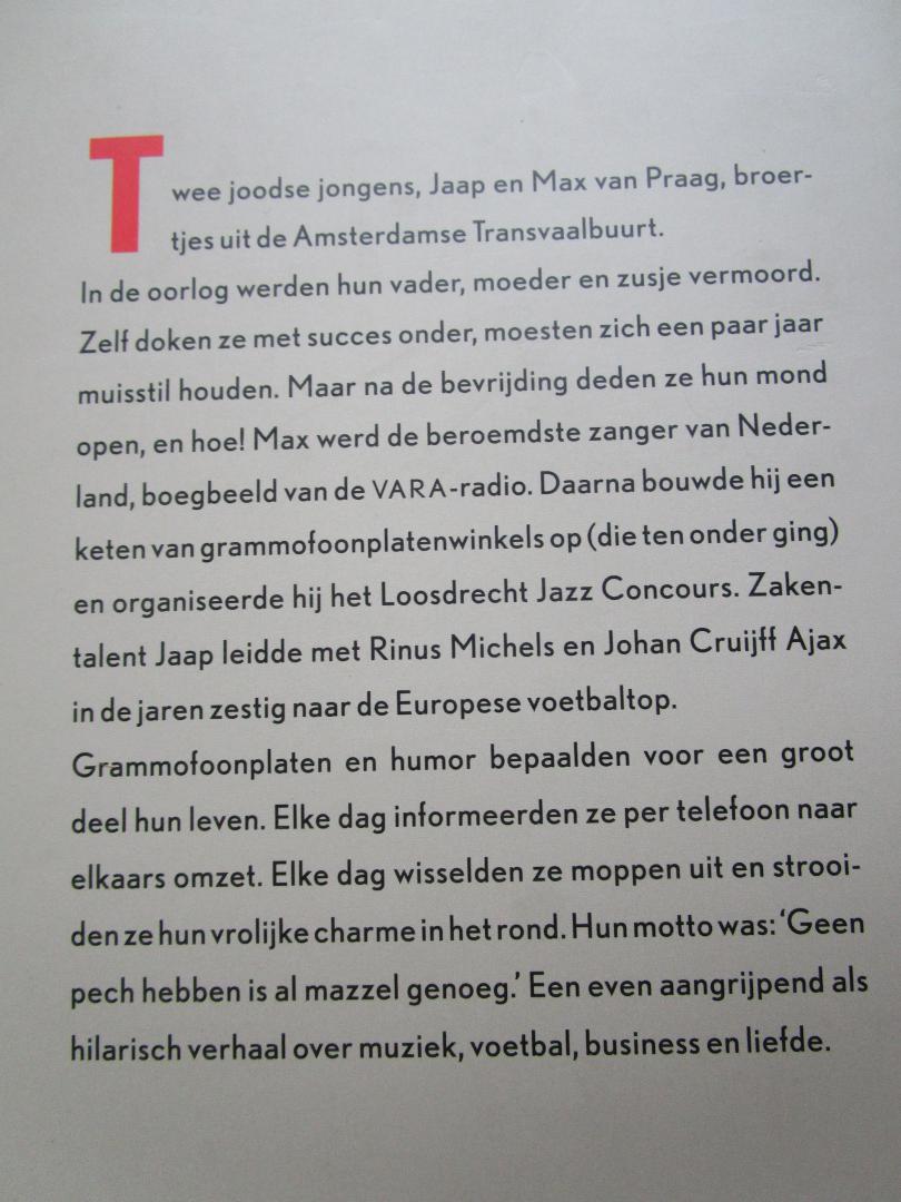 Praag, Marga van, en Liempt, Ad van - Jaap en Max  - het verhaal van de broers Van Praag -