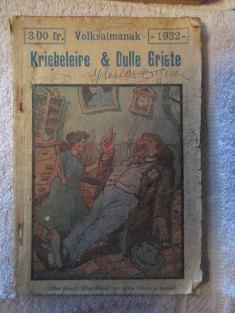  - Geïllustreerde Volksalmanak 1927, Kriebeleire en Dulle Griete