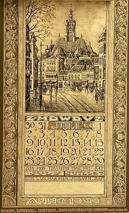 RENSBURG, Eugène - Mooi Holland anno 1933. (Kalender).