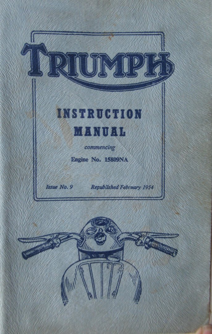  - Triumph Instruction Manual