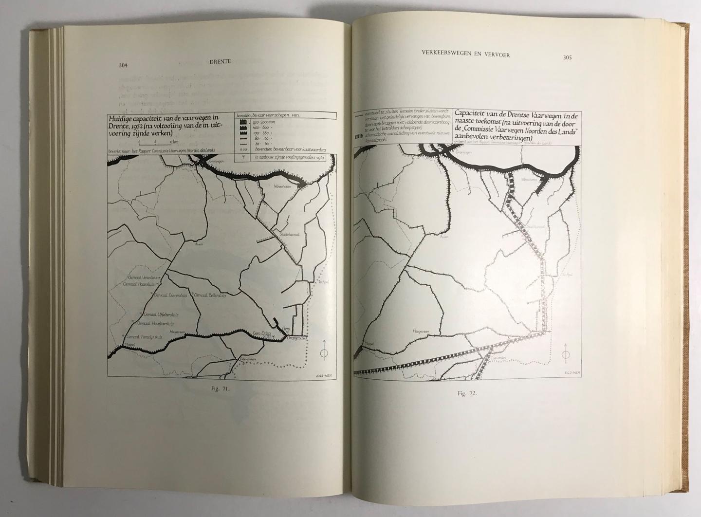 Mulder, G.J.A. (redactie) - Handboek der geografie van Nederland - 6 delen