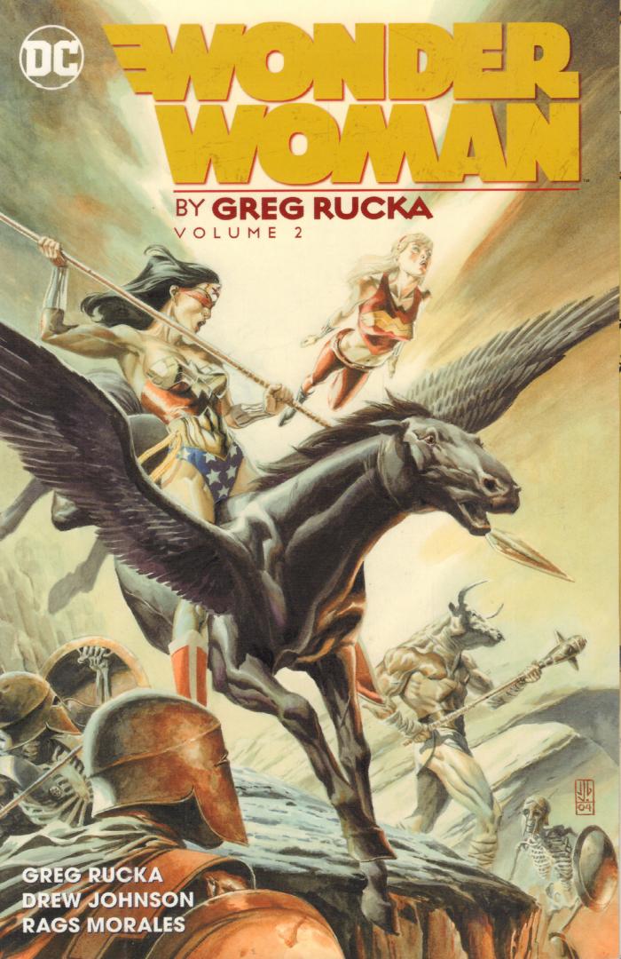 Rucka, Greg / J.G. Jones / Drew Johnson - Wonder Woman Volume 1 + Volume 2, softcovers, deel 1 gave staat (miniem vouwtje hoek rechtsonder), deel 2 nieuwstaat