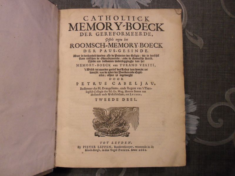 Cabeljau Petrus - Catholiick Memory Boeck