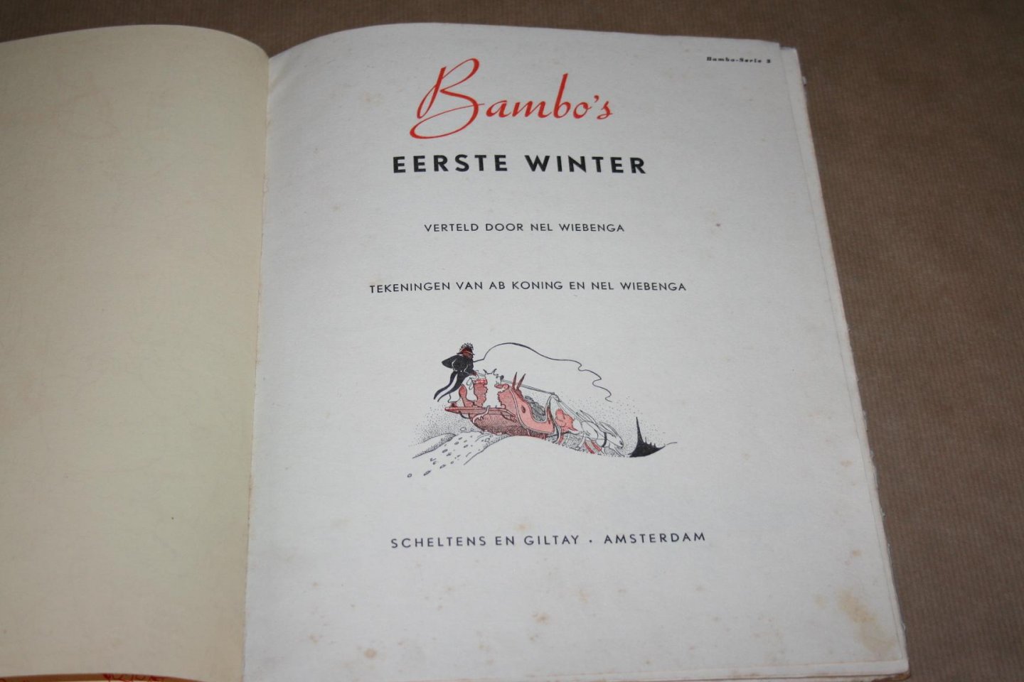 Nel Wiebenga --- Illustraties van Ab Koning en Nel Wiebenga - Bambo's eerste winter