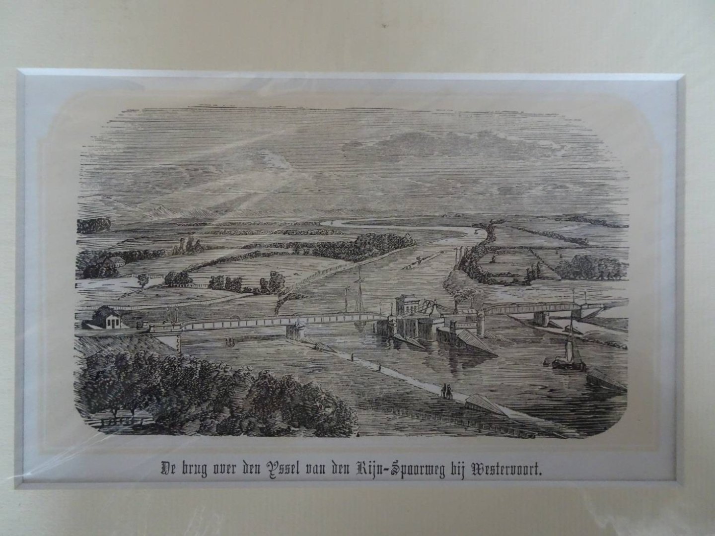 Westervoort.. - De brug over den IJssel van den Rijn-Spoorweg bij Westervoort.