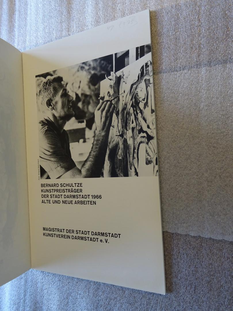 Off, Heinz - Bernard Schultze / Kunstpreisträger der Stadt Darmstadt1966 /Alte und neue Arbeiten
