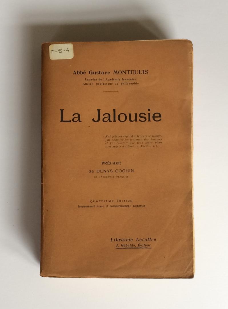 Monteuuis, Abbe Gustave - La Jalousie