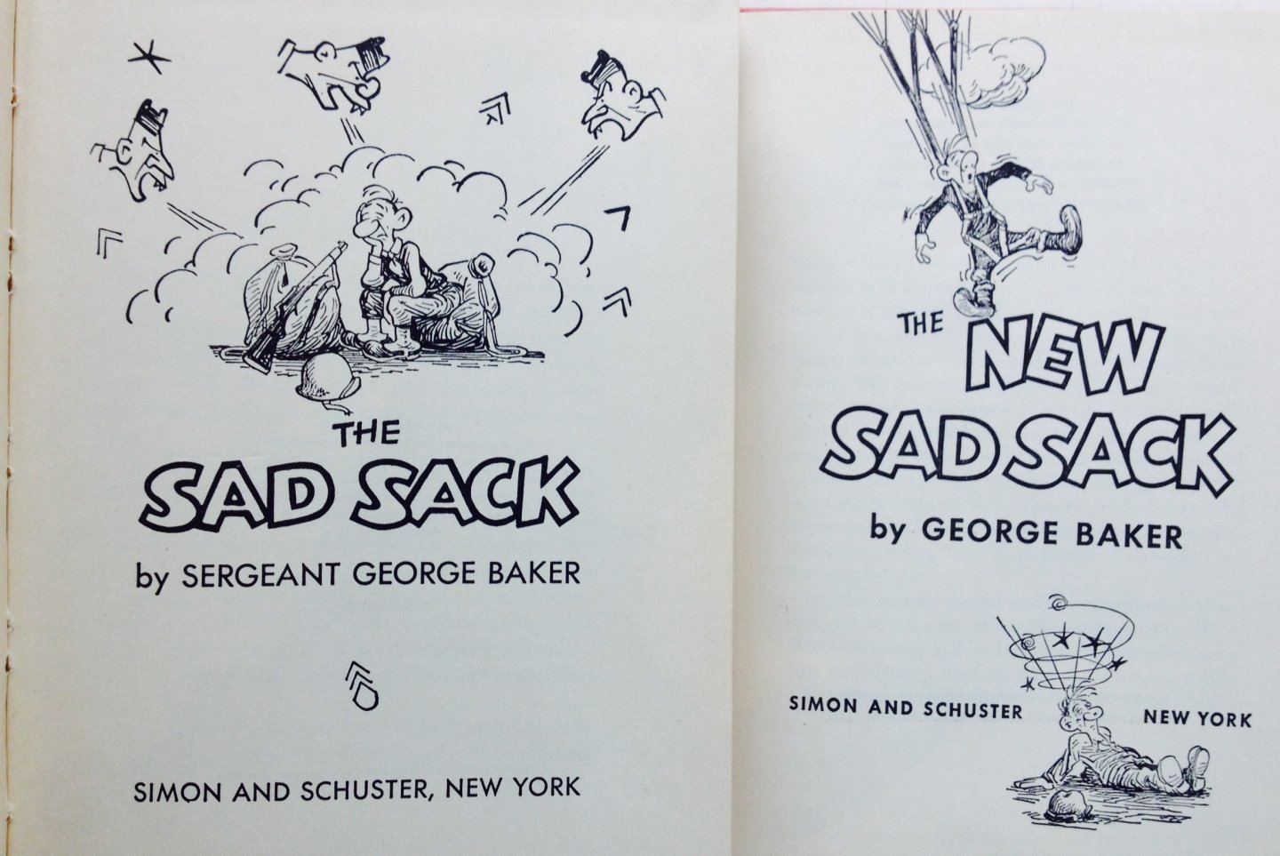 Baker, George. Sergeant. - The Sad Sack & The New Sad Sack. Twee delen.