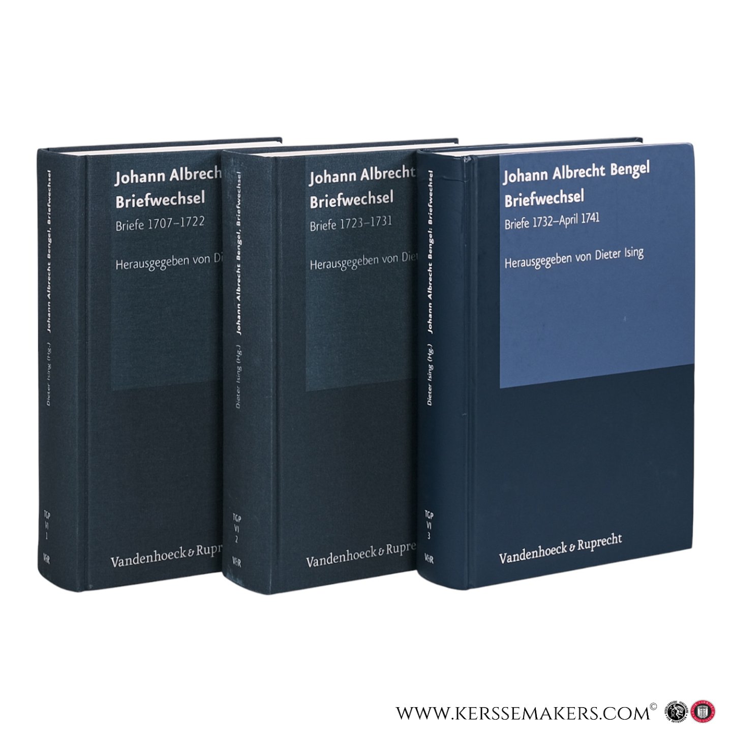 Bengel, Johann Albrecht / Dieter Ising (Hrsg.). - Briefwechsel [ 3 volumes ].