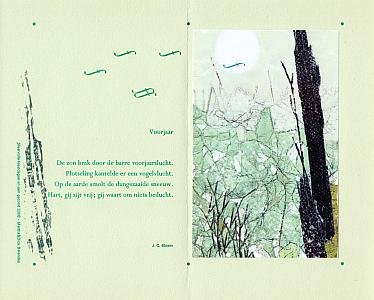 BERENDES, Dick - Collectie van 15 kleurrijke drukwerkjes.