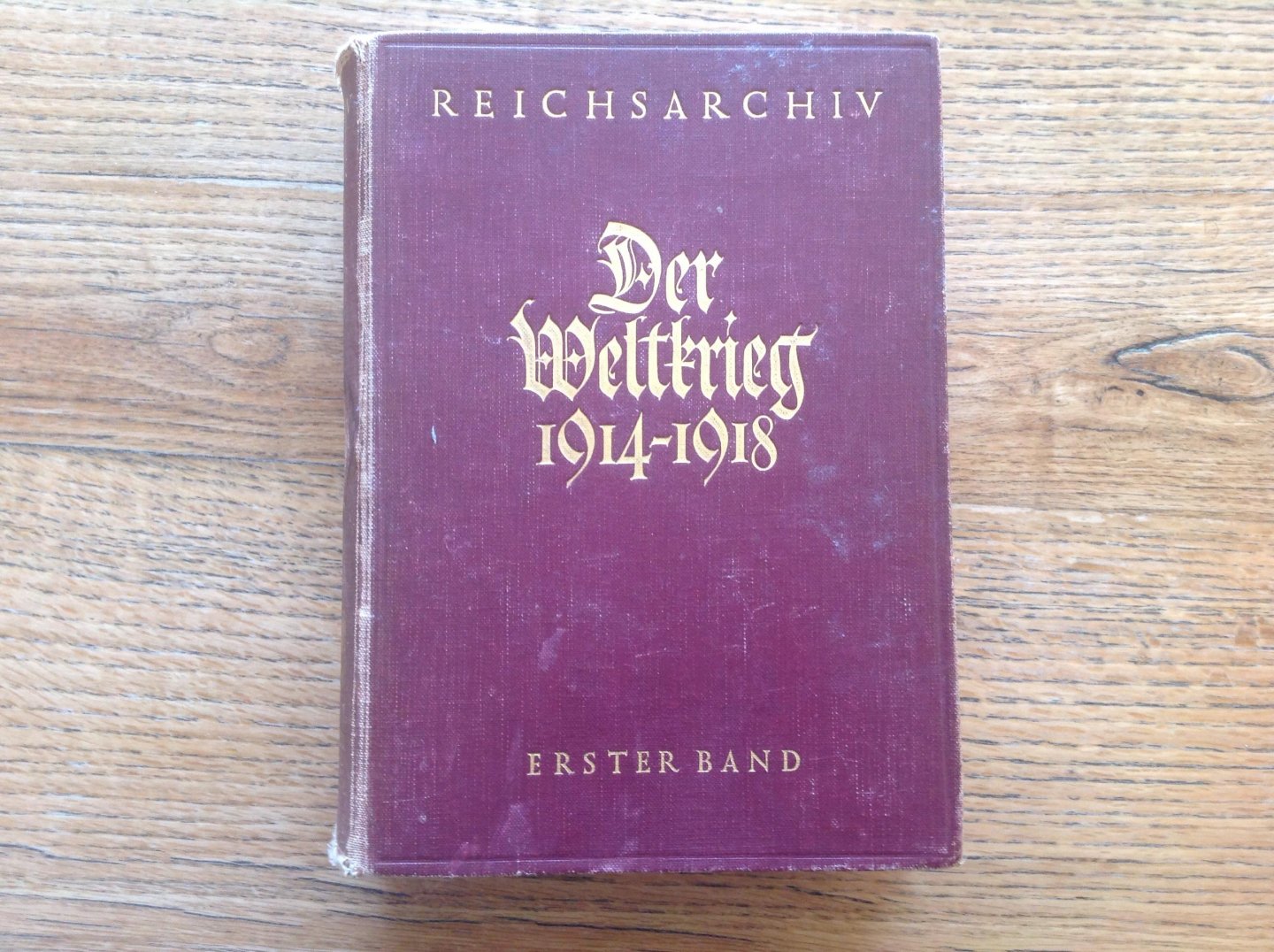 Reichsarchiv - Der Weltkrieg 1914-1918