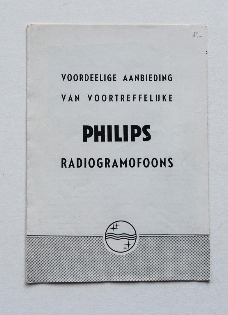  - Voordeelige aanbieding van voortreffelijke Philips Radiogramofoons