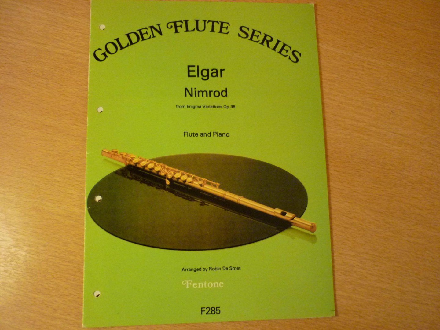 Elgar; Edward (1857 - 1934) - Nimrod; from the Enigma Variations Op.36 - Flute + Piano; (Arranged by Robin De Smet)