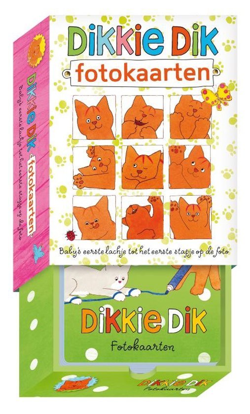 Boeke, Jet - Dikkie Dik fotokaarten in doos; Alle mijlpalen uit baby's eerste jaar