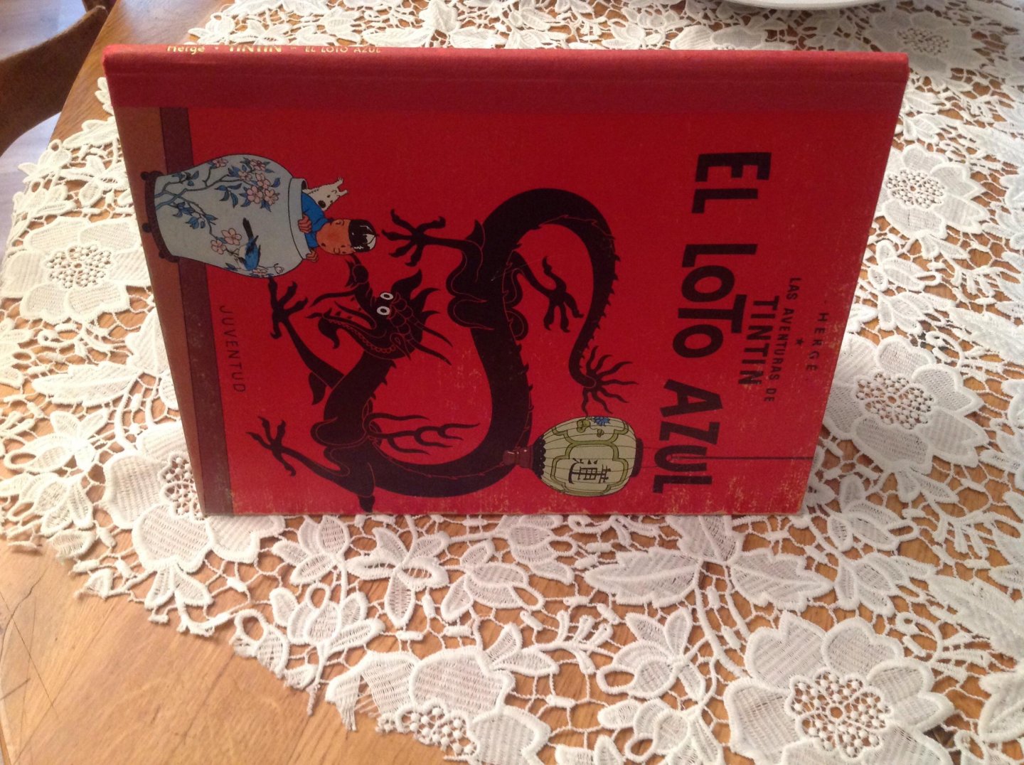 Hergé - El Loto Azul luxe hardcoverversie