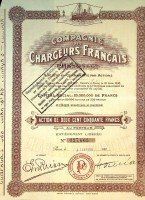 Collective - Share, Compagnie des Chargeurs Francais Plisson 250 Francs